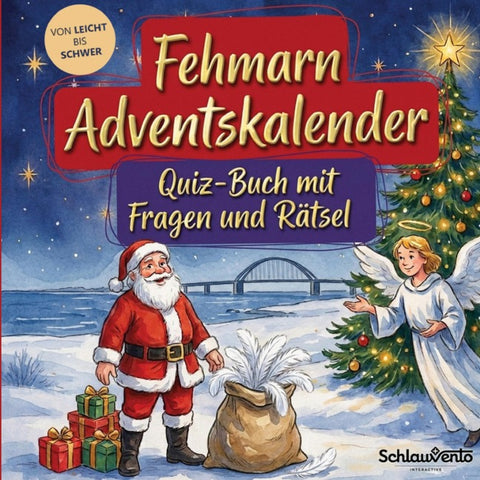 Fehmarn-Adventskalender: Quiz-Buch mit Fragen und Rätsel