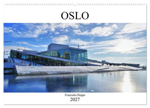 Oslo - Norwegen (Wandkalender 2027 DIN A2 quer), CALVENDO Monatskalender