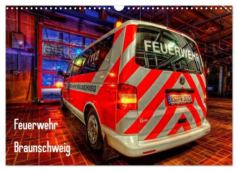 Feuerwehr Braunschweig (Wandkalender 2027 DIN A3 quer), CALVENDO Monatskalender