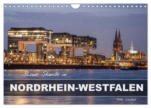 Blaue Stunde in Nordrhein-Westfalen (Wandkalender 2027 DIN A4 quer), CALVENDO Monatskalender