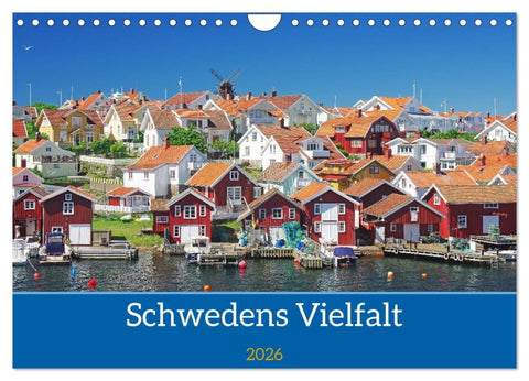 Schwedens Vielfalt (Wandkalender 2026 DIN A4 quer), CALVENDO Monatskalender