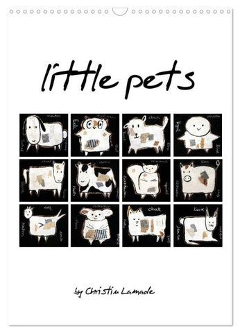 little pets (Wandkalender 2027 DIN A3 hoch), CALVENDO Monatskalender