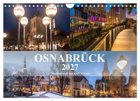 Stadtportrait Osnabrück (Wandkalender 2027 DIN A4 quer), CALVENDO Monatskalender