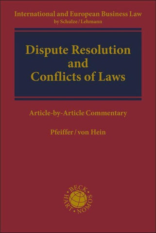 Dispute Resolution and Conflicts of Laws