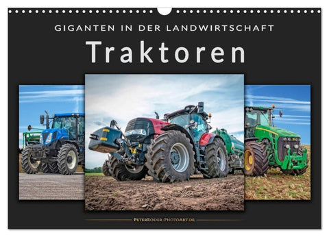 Traktoren - Giganten in der Landwirtschaft (Wandkalender 2027 DIN A3 quer), CALVENDO Monatskalender