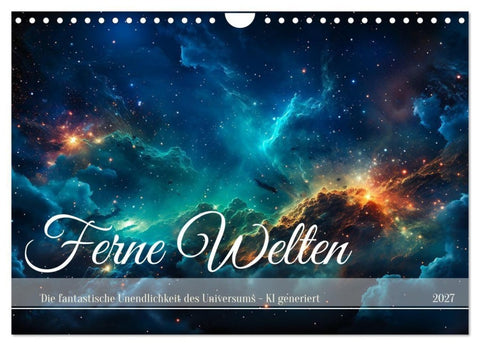 Ferne Welten (Wandkalender 2027 DIN A4 quer), CALVENDO Monatskalender