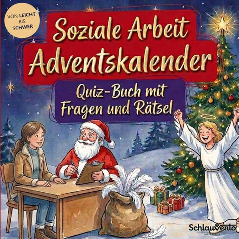 Soziale Arbeit-Adventskalender: Quiz-Buch mit Fragen und Rätsel