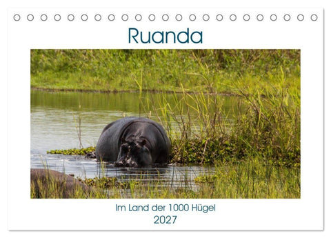 Ruanda (Tischkalender 2027 DIN A5 quer), CALVENDO Monatskalender
