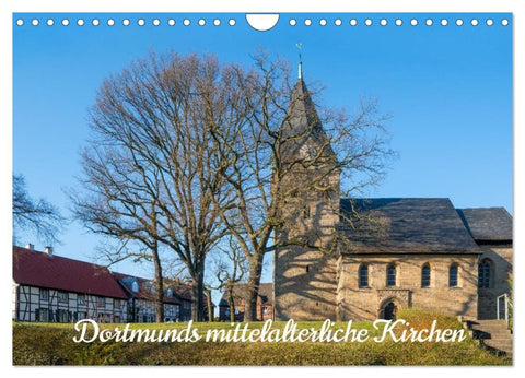 Dortmunds mittelalterliche Kirchen (Wandkalender 2027 DIN A4 quer), CALVENDO Monatskalender