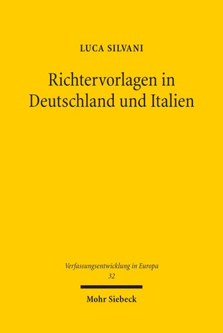 Richtervorlagen in Deutschland und Italien