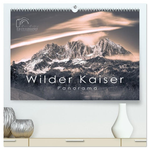 Wilder Kaiser Panorama 2027 (hochwertiger Premium Wandkalender 2027 DIN A2 quer), Kunstdruck in Hochglanz