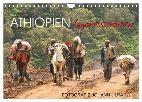 Äthiopien Impressionen (Wandkalender 2027 DIN A4 quer), CALVENDO Monatskalender