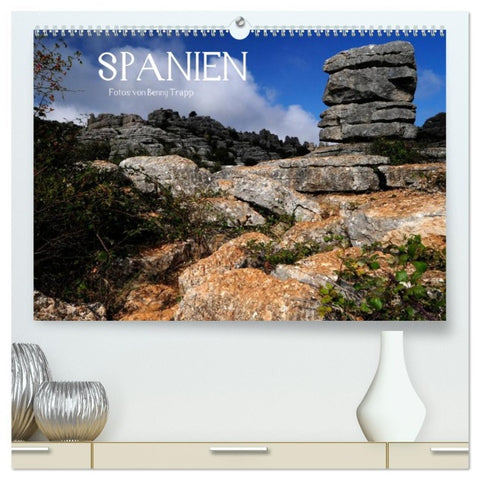 Spanien (hochwertiger Premium Wandkalender 2026 DIN A2 quer), Kunstdruck in Hochglanz