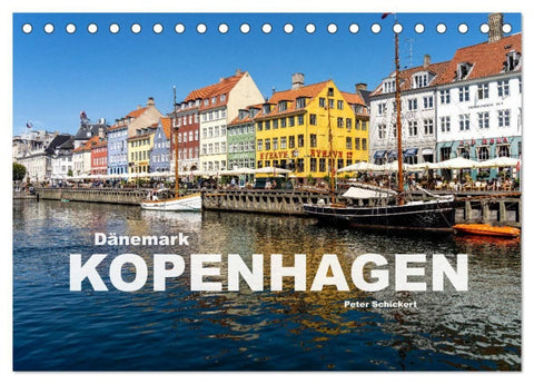 Dänemark - Kopenhagen (Tischkalender 2027 DIN A5 quer), CALVENDO Monatskalender