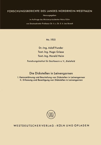 Die Dickstellen in Leinengarnen