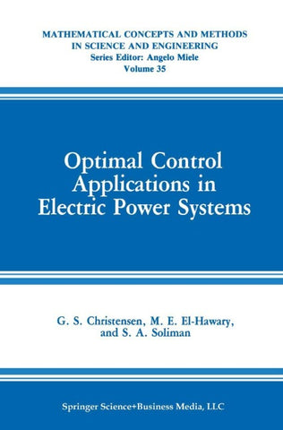 Optimal Control Applications in Electric Power Systems