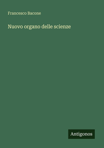 Nuovo organo delle scienze