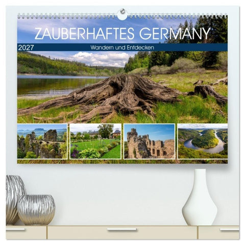 Zauberhaftes Germany (hochwertiger Premium Wandkalender 2027 DIN A2 quer), Kunstdruck in Hochglanz