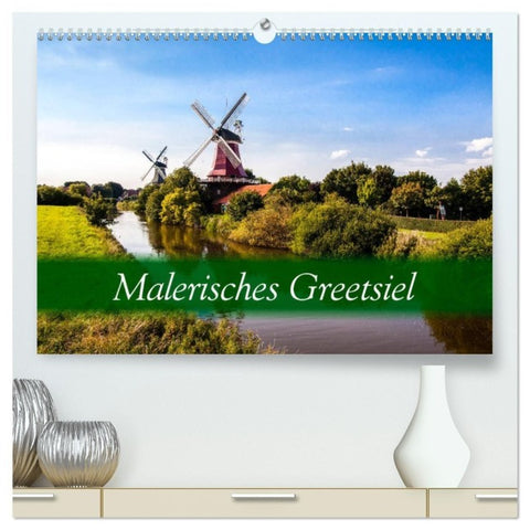 Malerisches Greetsiel (hochwertiger Premium Wandkalender 2027 DIN A2 quer), Kunstdruck in Hochglanz
