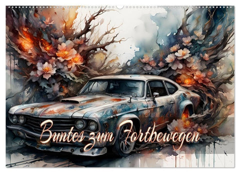 Buntes zum Fortbewegen (Wandkalender 2027 DIN A2 quer), CALVENDO Monatskalender
