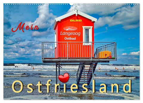 Mein Ostfriesland (Wandkalender 2026 DIN A2 quer), CALVENDO Monatskalender