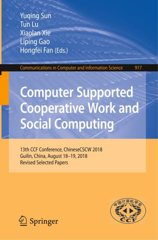 Computer Supported Cooperative Work and Social Computing