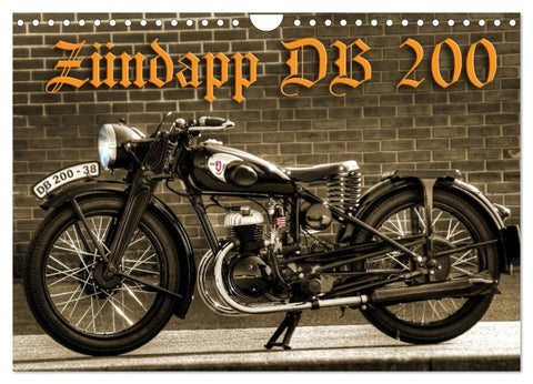 Zündapp DB 200 (Wandkalender 2027 DIN A4 quer), CALVENDO Monatskalender