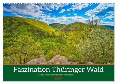 Faszination Thüringer Wald (Wandkalender 2027 DIN A2 quer), CALVENDO Monatskalender