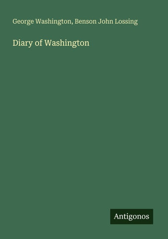 Diary of Washington