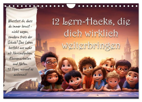 12 Lern-Hacks (Wandkalender 2027 DIN A4 quer), CALVENDO Monatskalender