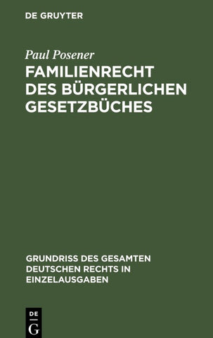 Familienrecht des Bürgerlichen Gesetzbüches