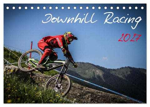 Downhill Racing 2027 (Tischkalender 2027 DIN A5 quer), CALVENDO Monatskalender