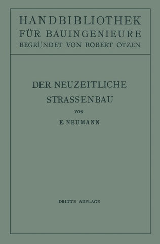 Der neuzeitliche Straßenbau