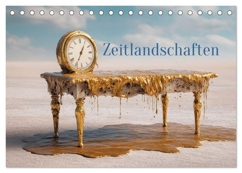 Zeitlandschaften (Tischkalender 2027 DIN A5 quer), CALVENDO Monatskalender