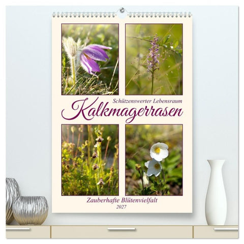 Kalkmagerrasen (hochwertiger Premium Wandkalender 2027 DIN A2 hoch), Kunstdruck in Hochglanz