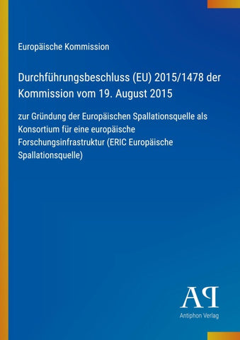 Durchführungsbeschluss (EU) 2015/1478 der Kommission vom 19. August 2015