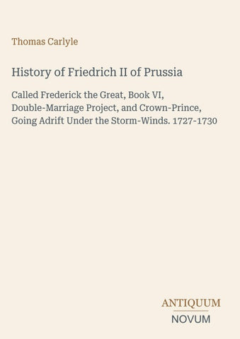 History of Friedrich II of Prussia