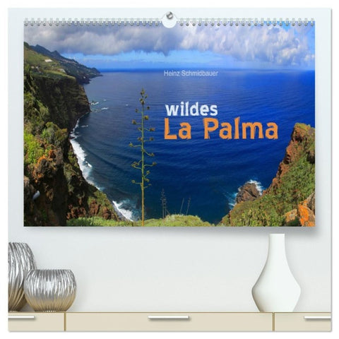 wildes La Palma (hochwertiger Premium Wandkalender 2027 DIN A2 quer), Kunstdruck in Hochglanz