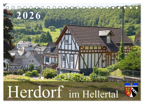Herdorf im Hellertal (Tischkalender 2027 DIN A5 quer), CALVENDO Monatskalender