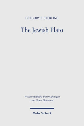 The Jewish Plato