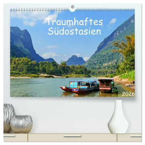 Traumhaftes Südostasien (hochwertiger Premium Wandkalender 2026 DIN A2 quer), Kunstdruck in Hochglanz