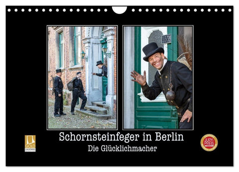 Schornsteinfeger in Berlin - Die Glücklichmacher (Wandkalender 2027 DIN A4 quer), CALVENDO Monatskalender