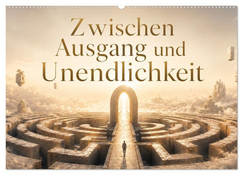 Zwischen Ausgang und Unendlichkeit (Wandkalender 2027 DIN A2 quer), CALVENDO Monatskalender