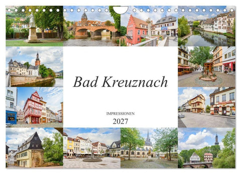 Bad Kreuznach Impressionen (Wandkalender 2027 DIN A4 quer), CALVENDO Monatskalender