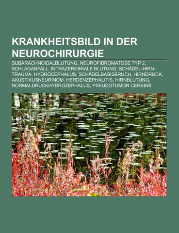 Krankheitsbild in der Neurochirurgie