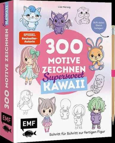 300 Motive zeichnen – Supersweet Kawaii