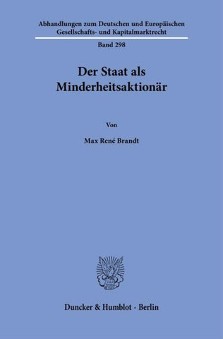 Der Staat als Minderheitsaktionär