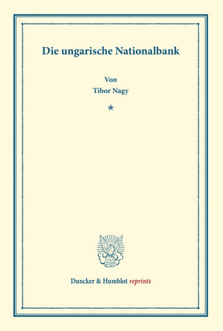 Die ungarische Nationalbank.