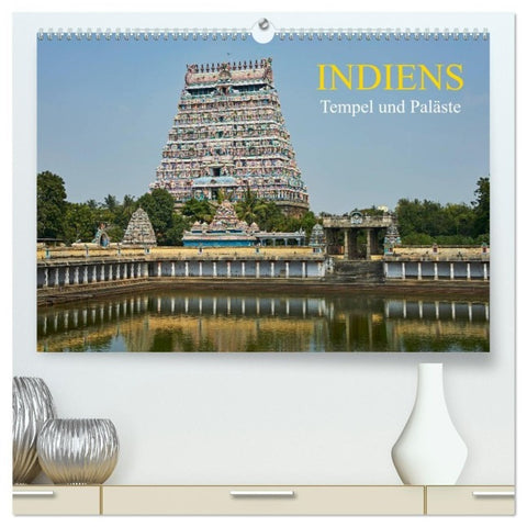 Indiens Tempel und Paläste (hochwertiger Premium Wandkalender 2027 DIN A2 quer), Kunstdruck in Hochglanz