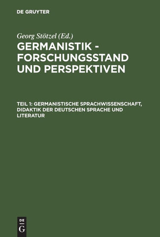 Germanistische Sprachwissenschaft, Didaktik der Deutschen Sprache und Literatur